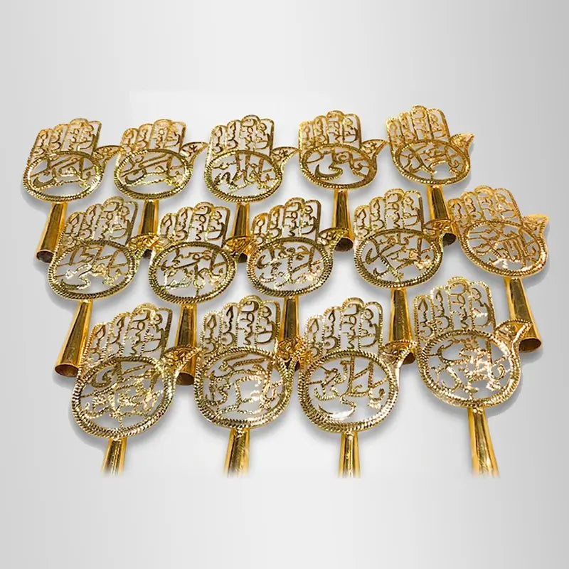 Golden Panja CutWork Set Fourteen Masomeen (as) Set