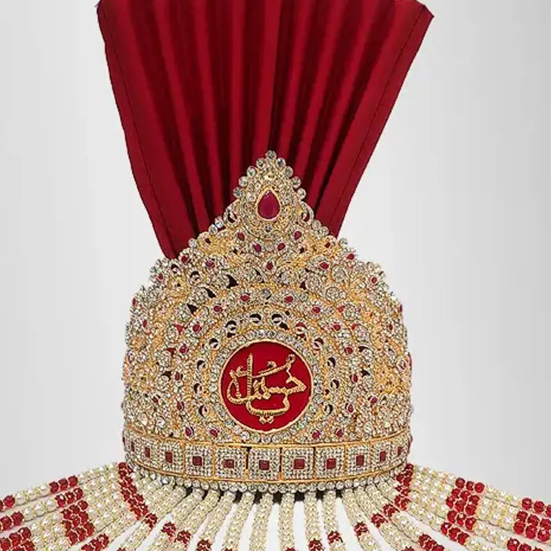 Taaj Imam Hussain (as) With Red Pagri Sehra