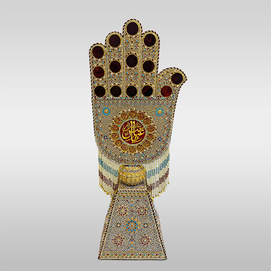 Panja Hazrat Abbas (as) Stone Work with Stand for Azakhana