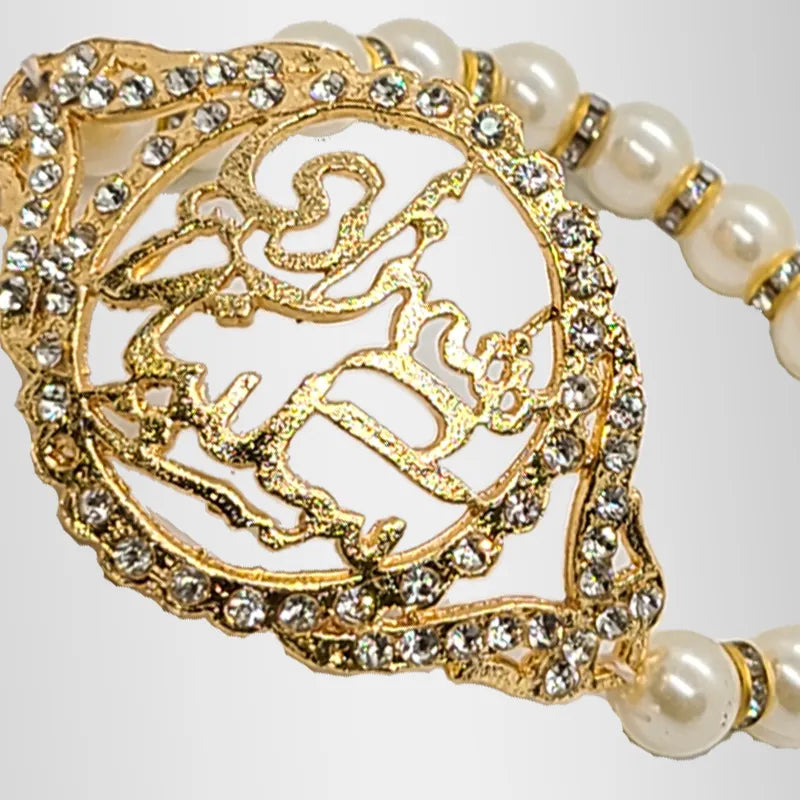 Shahzadi Sakina (sa) bracelet Pearls and Zircon Pack 5pcs