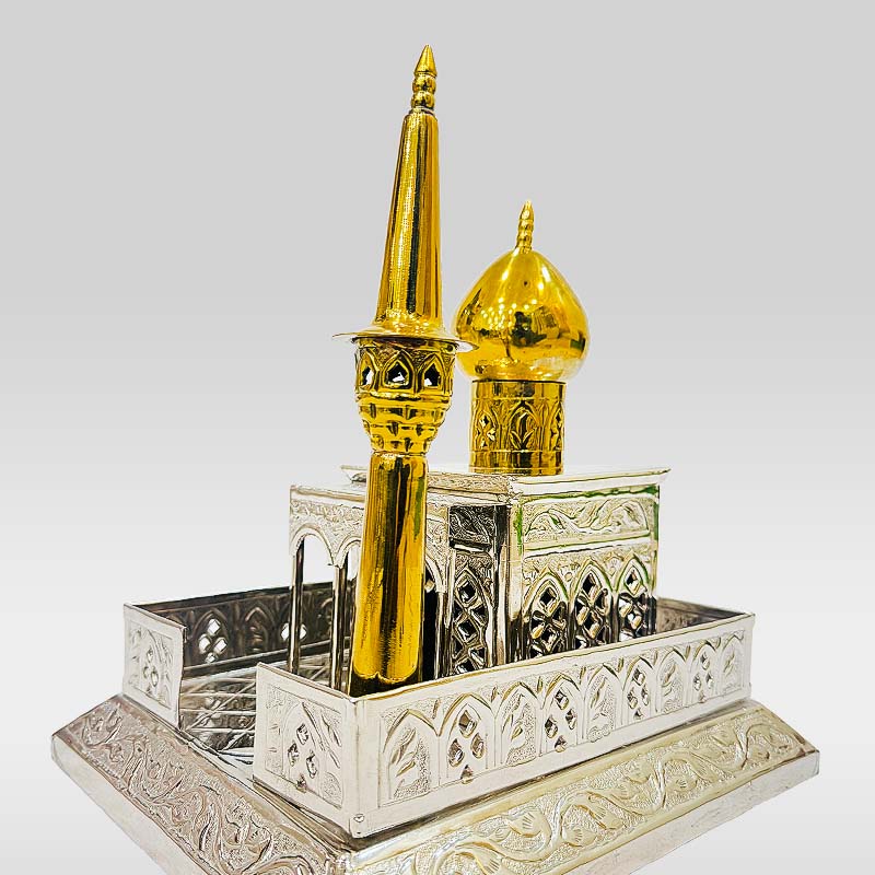 Zarih Bibi Sakina (sa) German Silver 11 X 9 inch