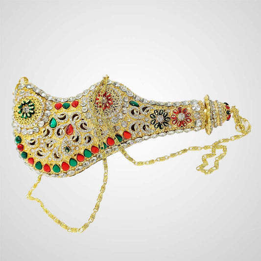 Mashq Saqa E Sakina (sa) Green and Red Stone Work 8inch