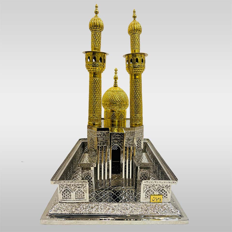 Stunning New Design Zarih Roza of Hazrat Abbas (as) in German Silver High Quality