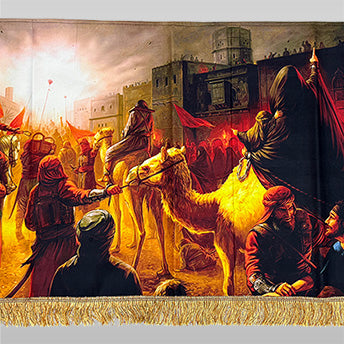 Digital Print Banner Heavy Velvet Manzar View