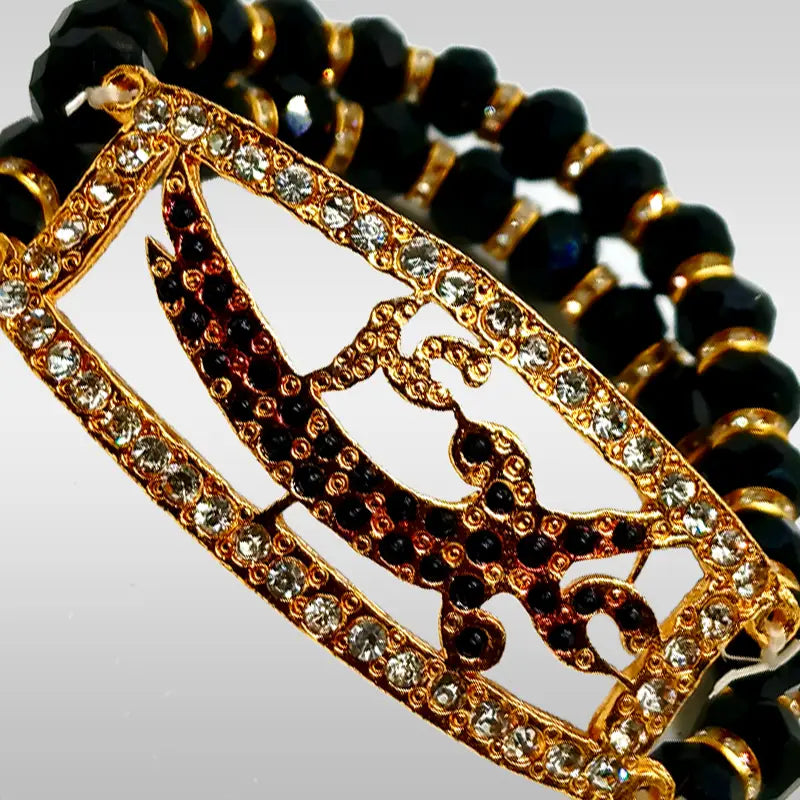 Ya Ali (as) Zulfiqar Bracelet Crystal Zircons Pack 5pcs