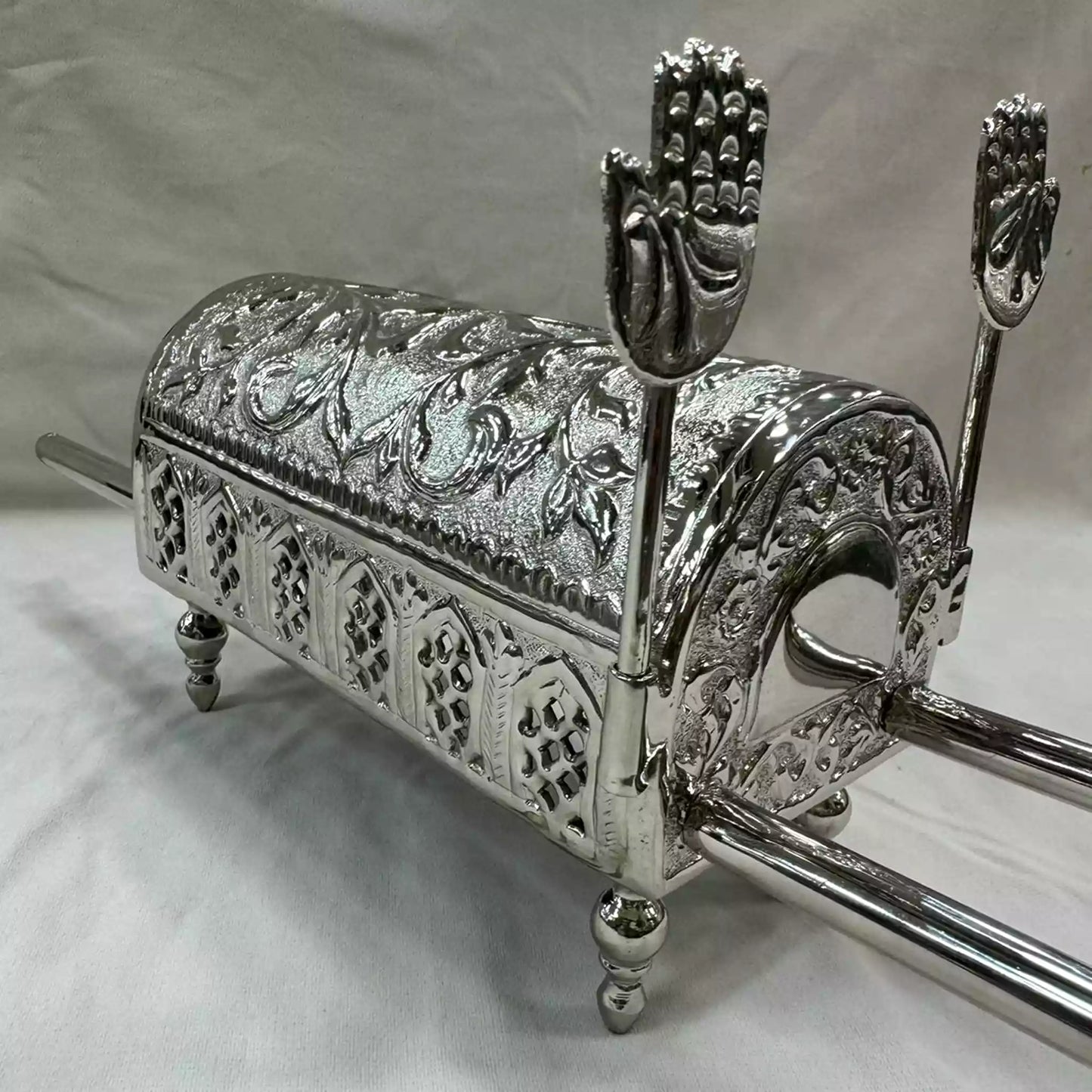 Moharram Azakhana Taboot Home Silver Crafted Small Size