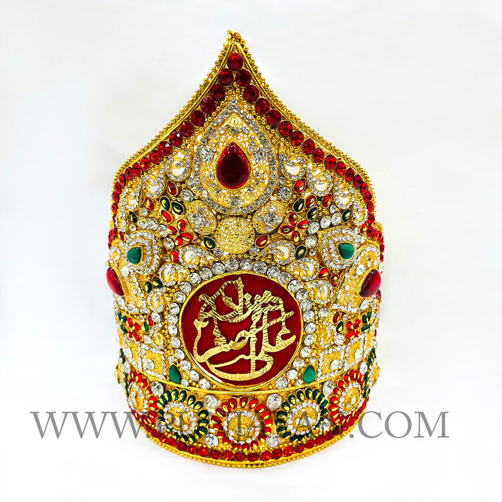 Beatulful Taj Shezada Ali Asghar (a.s) Kashi Taj with Its Multi Stones