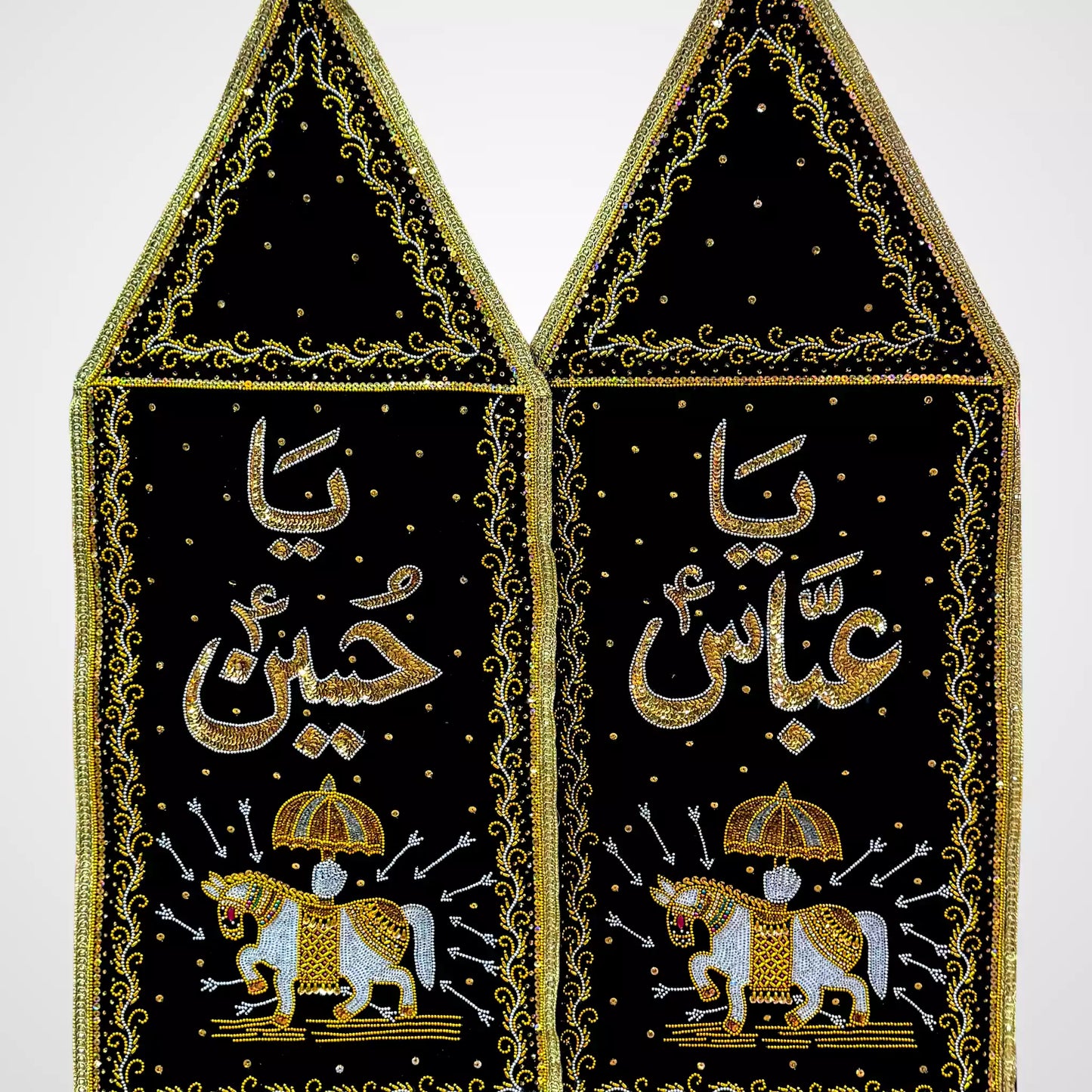 Black Patkay Ya Hussain (as) and Ya Abbas (as) Zuljanah