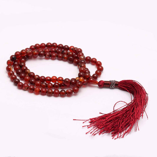 Brown Aqeeq Tasbih with 100 Medium Beads for Prayer