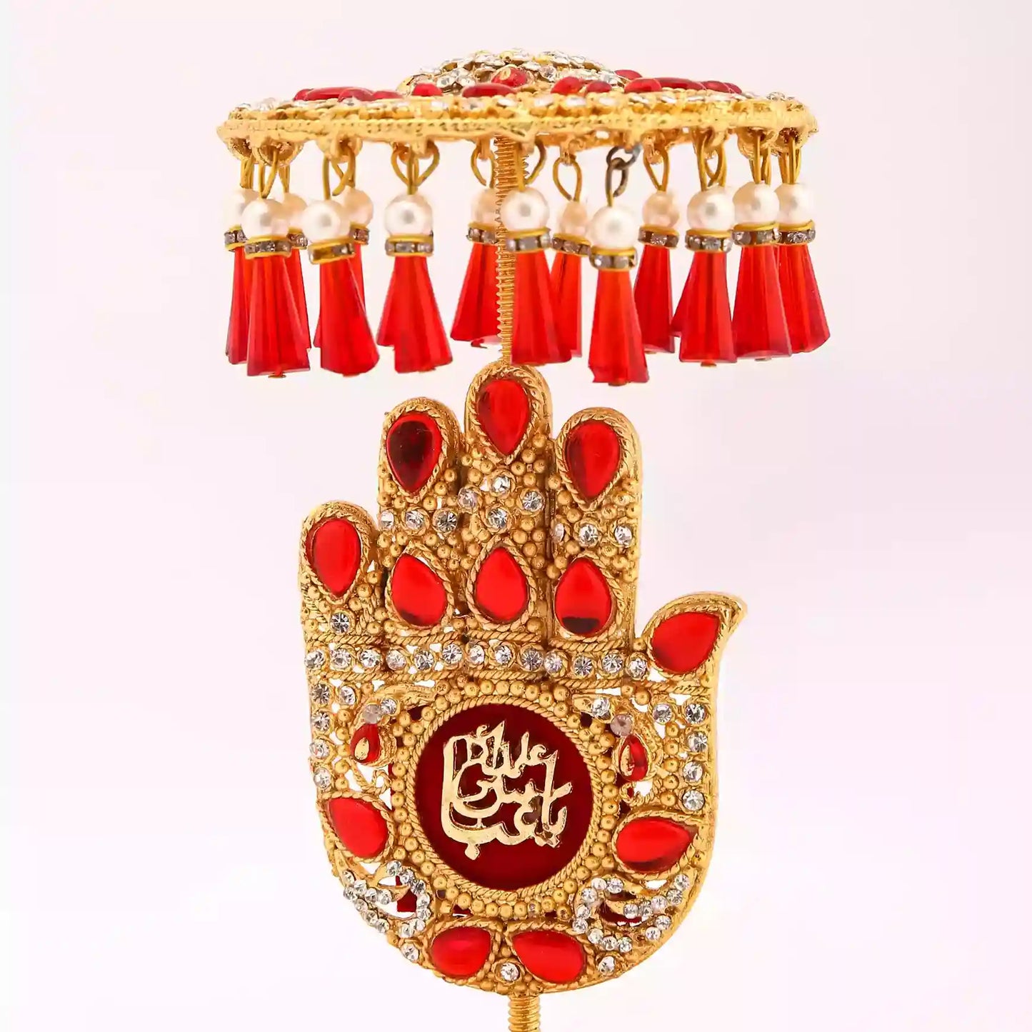 Elegant Stone Embellished Umbrella for Ya Abbas as Panja Stand 1