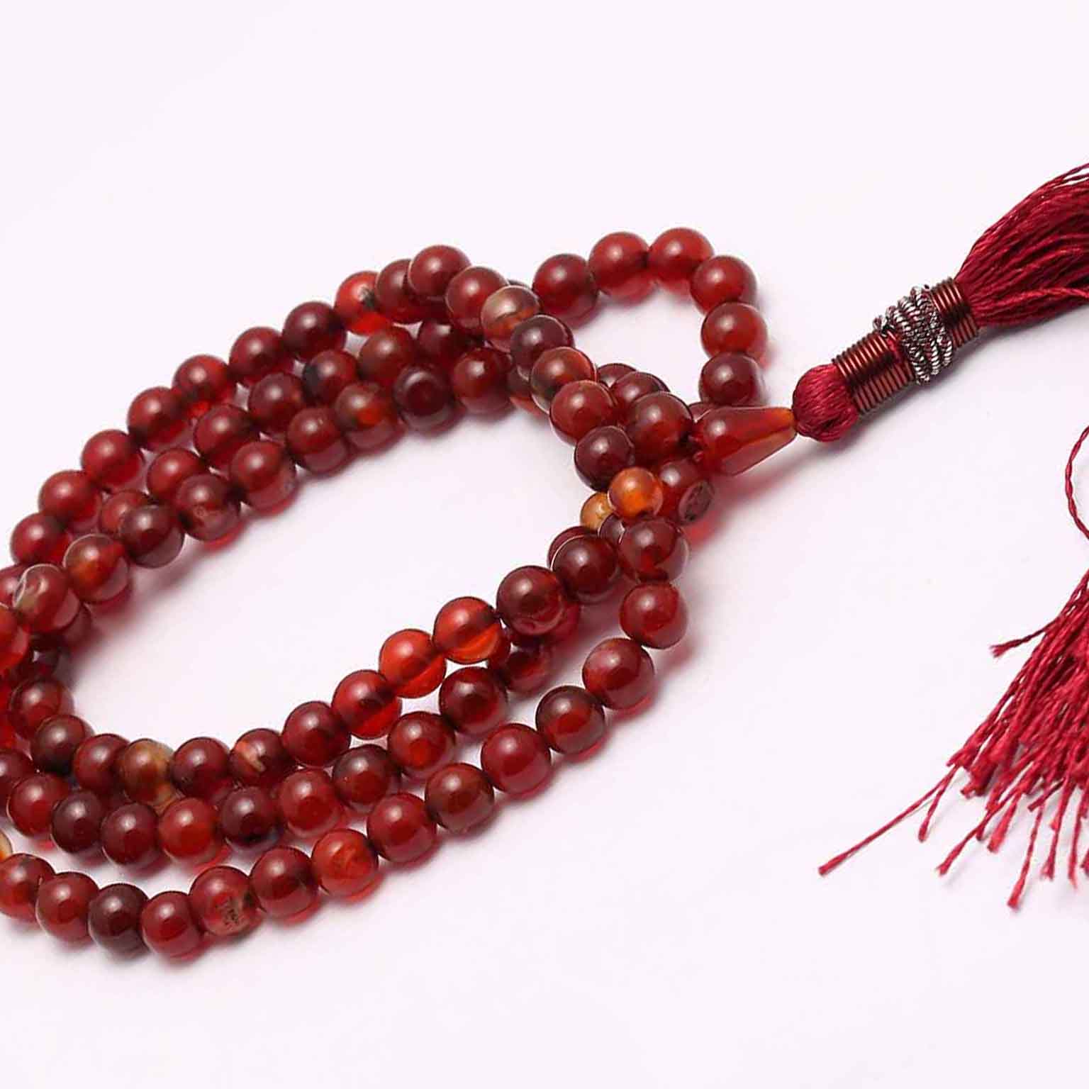 Genuine Brown Aqeeq Tasbih - 100 Beads for Meditation