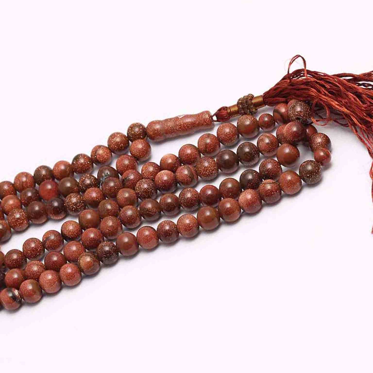 Glossy Dark Brown Aqeeq Tasbih Beads for Meditation and Focus