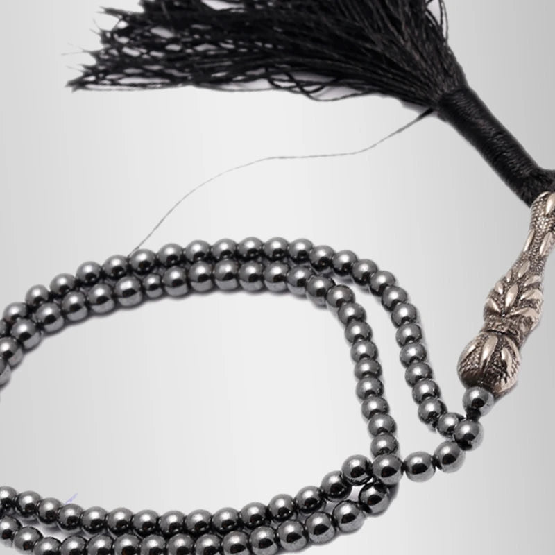 Hematite Tasbih For Blood Pressure Control Hadeed Tasbih