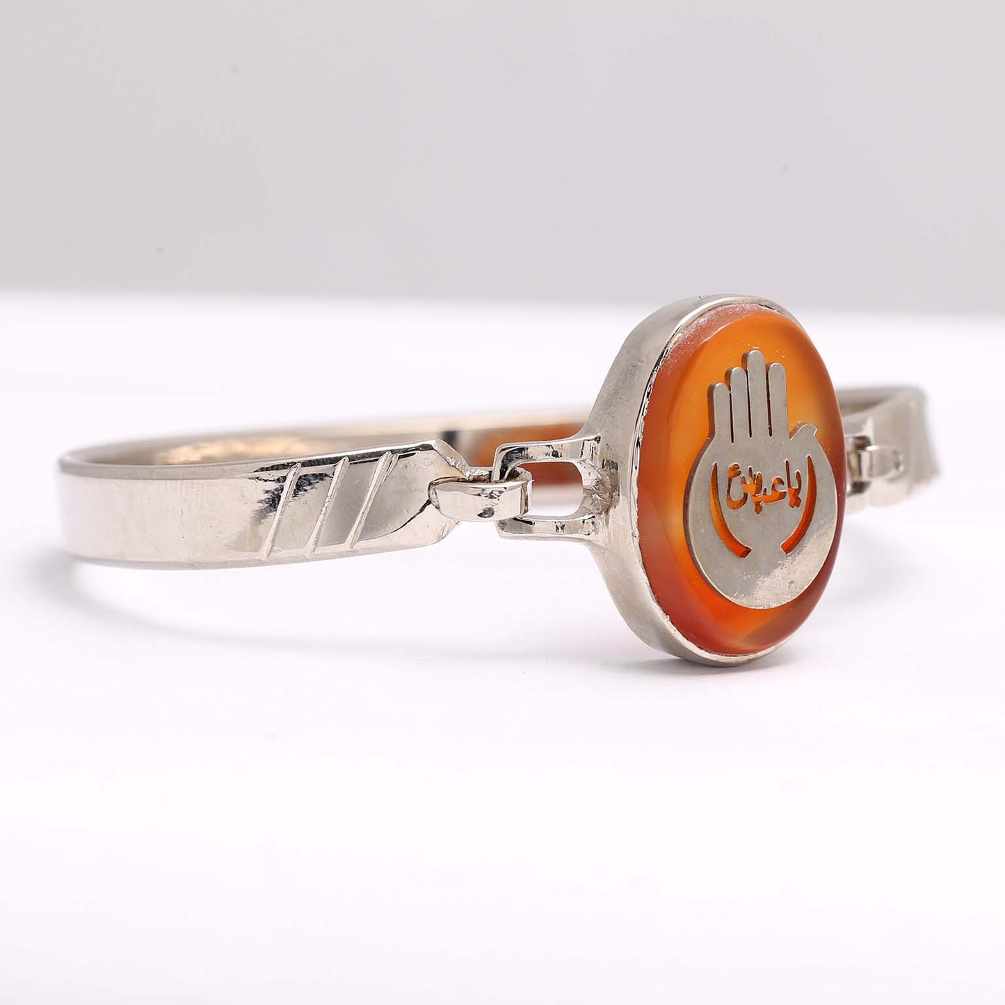 Aqeeq Bracelet with Panja Hazrat Abbas (as) Kara