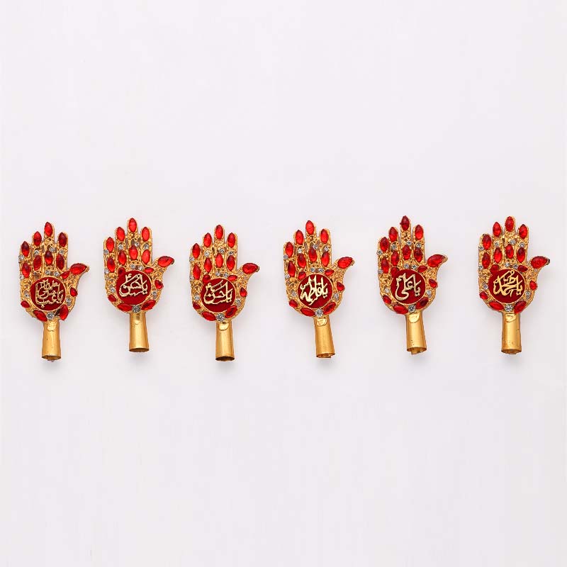 Panja Red Stone Punjatan and Hazrat Abbas (as) 2.5inch