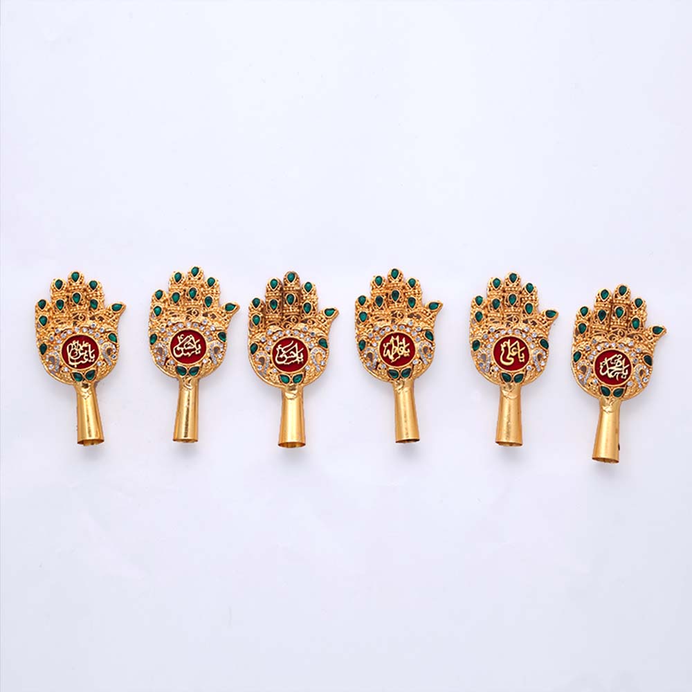 Panjay Set Emerald Stone Punjatan Size 2.5 inch Home Azakhana