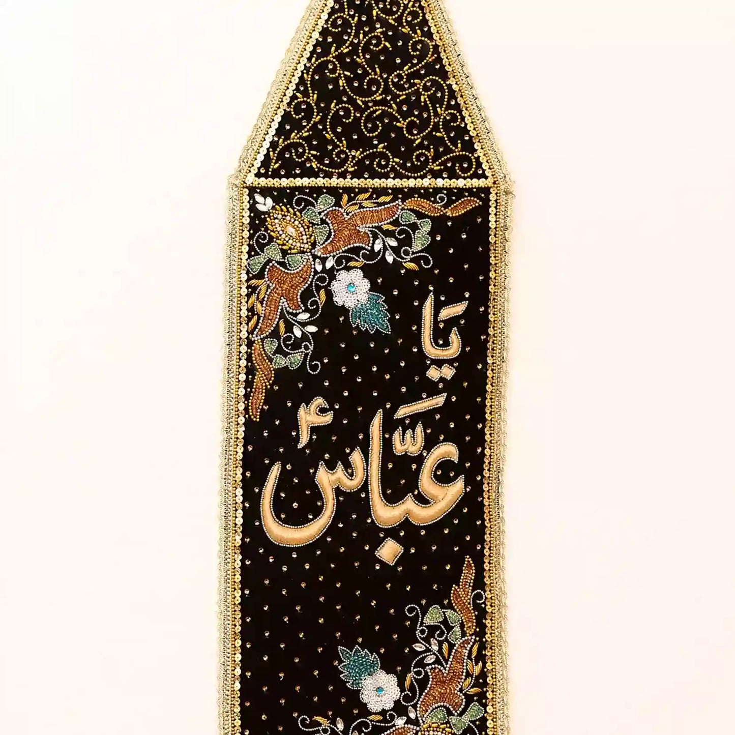 Newly Launched Ya Abbas as Patka with Black Velvet Flower Design 1