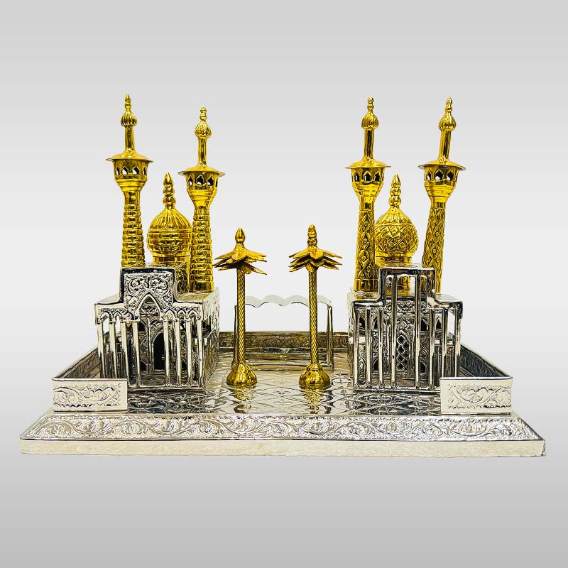 Bainul Harmain Imam Hussain (as) & Mola Abbas (as) Size 16 X 9 inch