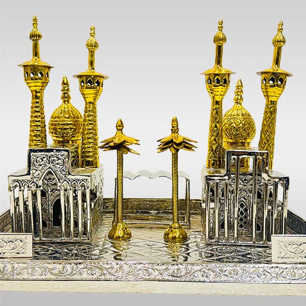 Bainul Harmain Imam Hussain (as) & Mola Abbas (as) Size 16 X 9 inch