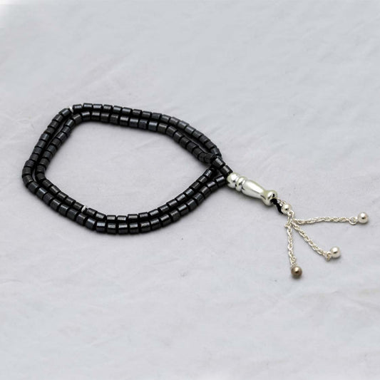 Natural Hadeed Tasbih Hematite Stone Tasbih