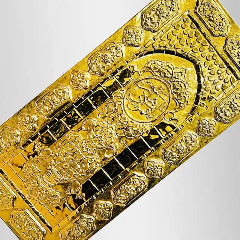 Replica Door Ya Qamar Bani Hashim (as) Golden Engraving For Azakhana