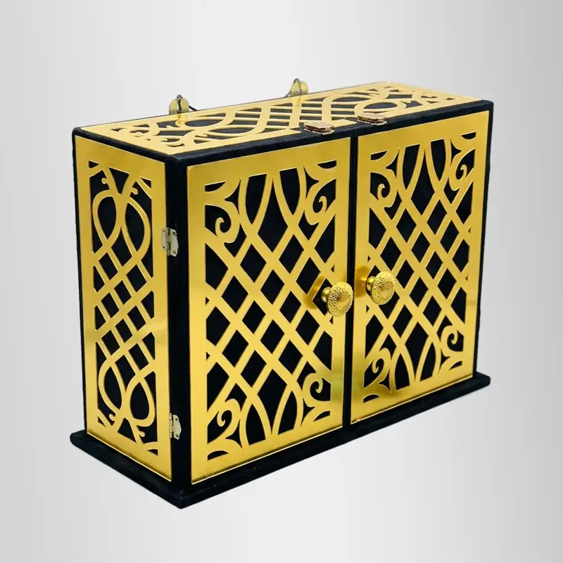 Golden Acryllic Box for Azakhana