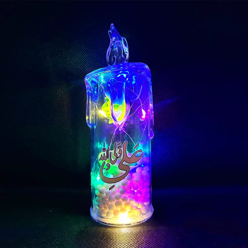 Islamic Candles Collection Home Decor Ali un Wali Allah