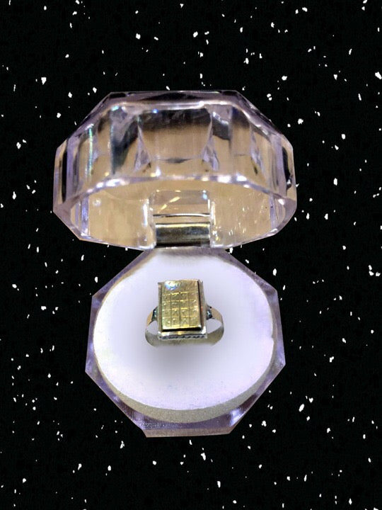 Hirze Jawad Ring Silver and Golden
