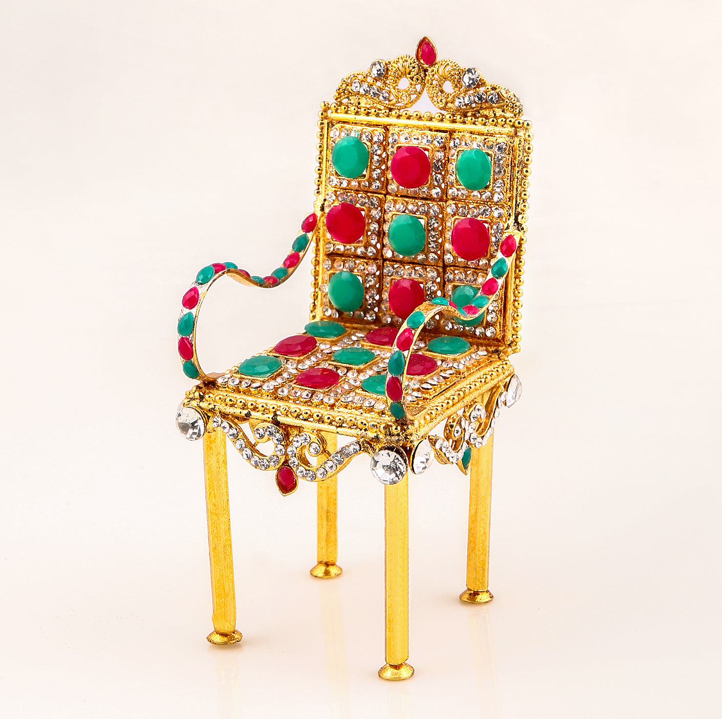 Kursi Imam e Zamana (ajtf) A Symbol of Spiritual Connection in Stunning Kashi Green & Red Stone Work