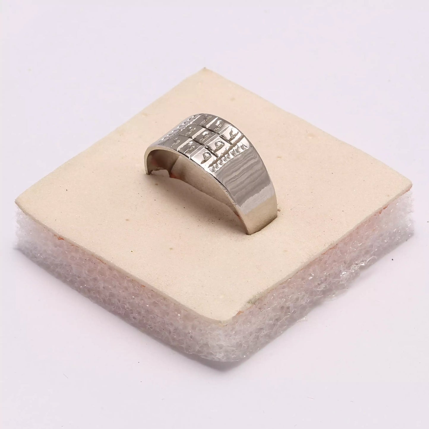 Bibi Fatima (sa) NAqsh engraved in pure silver for safety and barkat