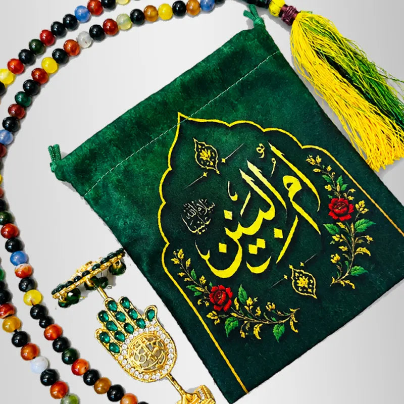 Tasbih Bibi Umul Baneen with Velvet Pouch