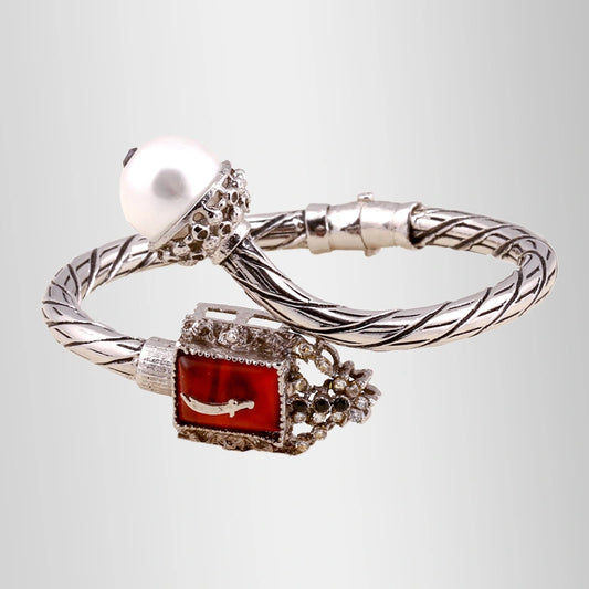 Aqeeq Zulfiqar Bracelet Kara Pearl Turkish Design