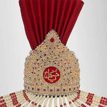 Taaj Imam Hussain (as) With Red Pagri Sehra