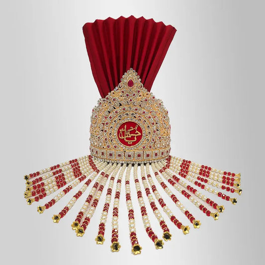 Taaj Imam Hussain (as) With Red Pagri Sehra