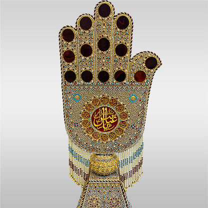 Panja Hazrat Abbas (as) Stone Work with Stand for Azakhana