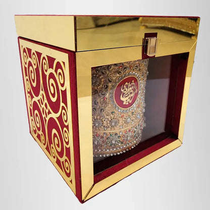 Tajj Bibi Zainab (sa) Zircorns with Velvet Box