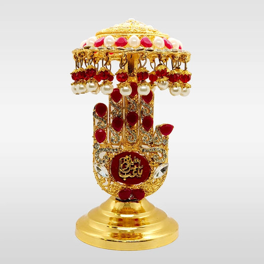 Panja Hazrat Abbas (as) Ruby Stone Stand Home Azakhana