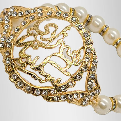 Shahzadi Sakina (sa) bracelet Pearls and Zircon Pack 5pcs