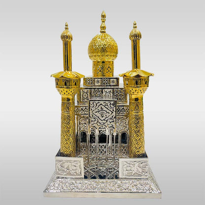 Zarih Bibi Zainab (sa) German Silver Roza 12 X 10 inch