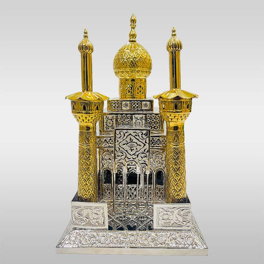 Zarih Bibi Zainab (sa) German Silver Roza 12 X 10 inch