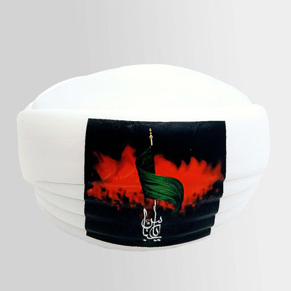 Turban White Amama Ya Abbas (as)
