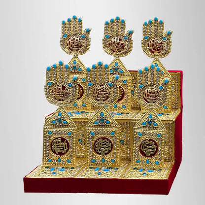 14 Masomeen (as) Azakhana multicolor azakhana alam setup with Punjatan ceremonial stand