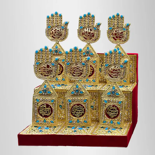 14 Masomeen (as) Azakhana multicolor azakhana alam setup with Punjatan ceremonial stand