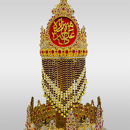 Sehra Shahzada Ali Akbar (as) Tajj with Silver Tray