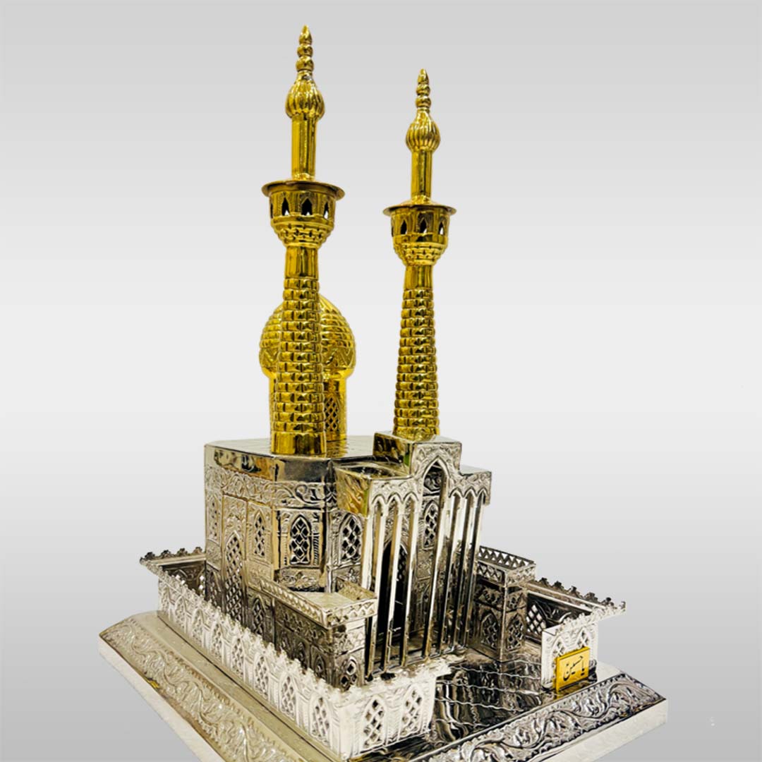 Zarih Imam Hussain (as) German Silver Roza 15 X 12 inch