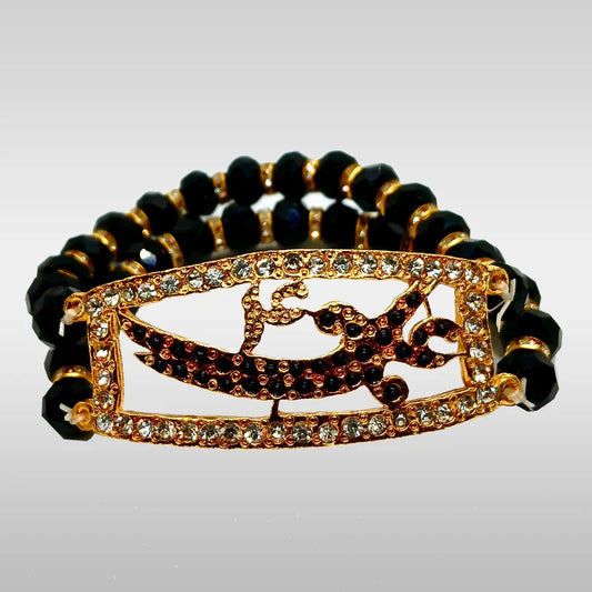 Ya Ali (as) Zulfiqar Bracelet Crystal Zircons Pack 5pcs