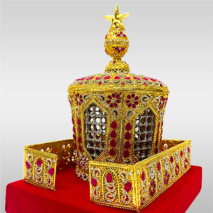 Zarih Bibi Fatima (sa) Manjus Kashi Stone Work 10 X 8 inch