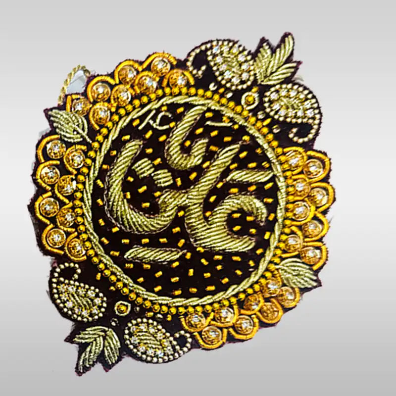 Ya Ali (as) & Ya Fatimah (sa) Wedding Imamzamin Maroon and Gold Work