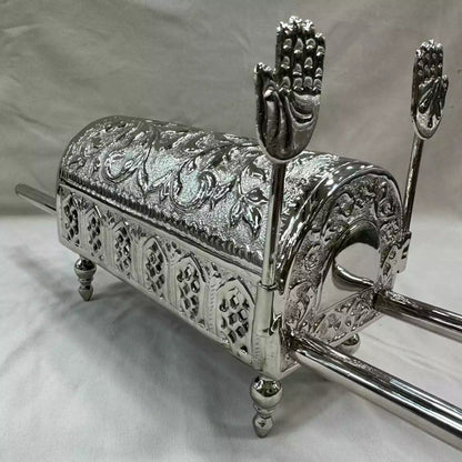 Moharram Azakhana Taboot Home Silver Crafted Small Size