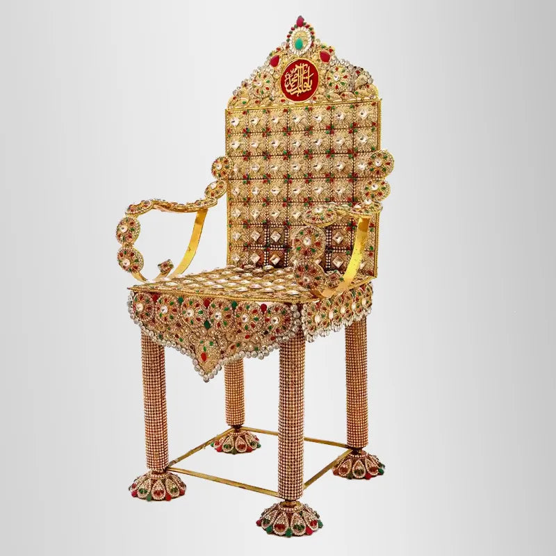 Elevating Azakhana with Ya Qaim Ale Muhammad as Kursi Chair
